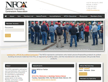 Tablet Screenshot of nfca-online.org
